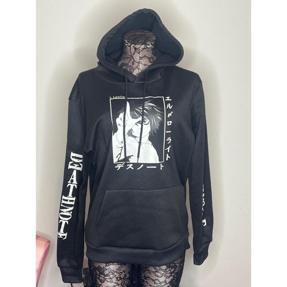 Death Note Sweater Hoodie Size Medium